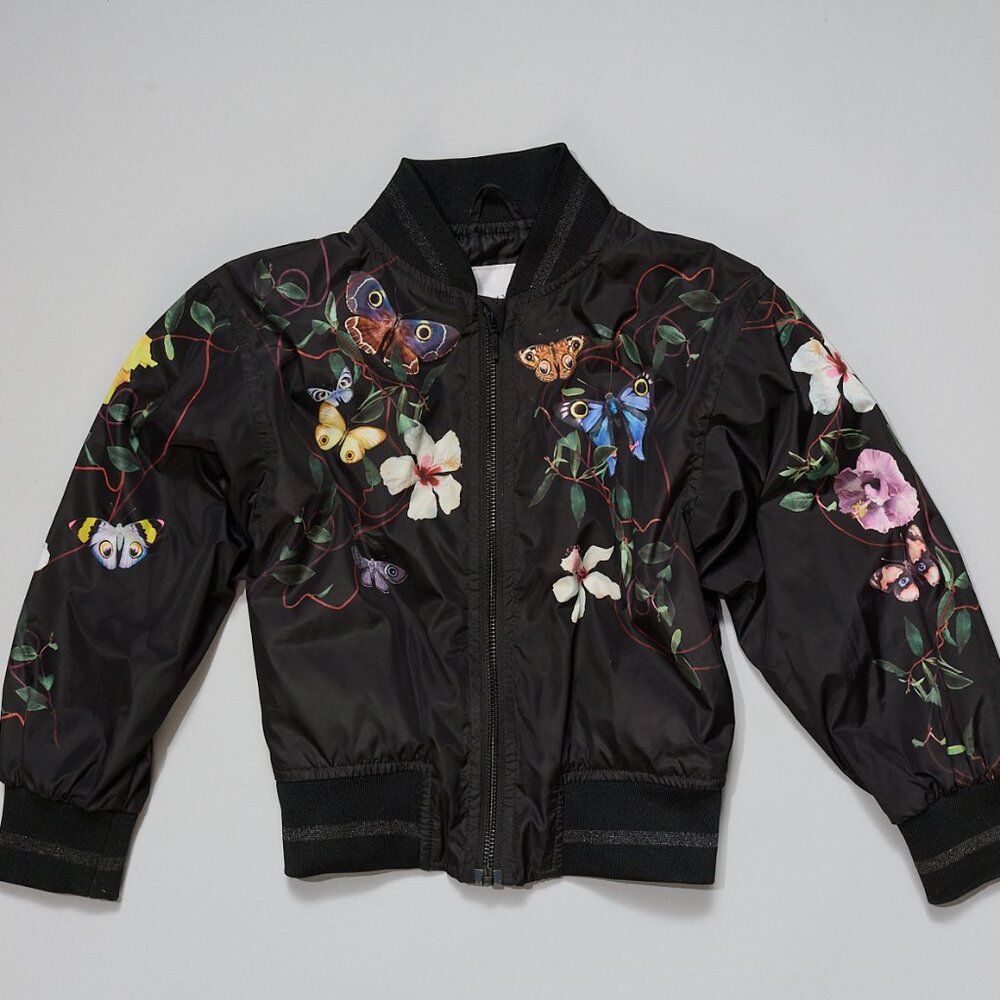 MOLO HALIVA BOMBER JACKET IN EVENING JUNGLE